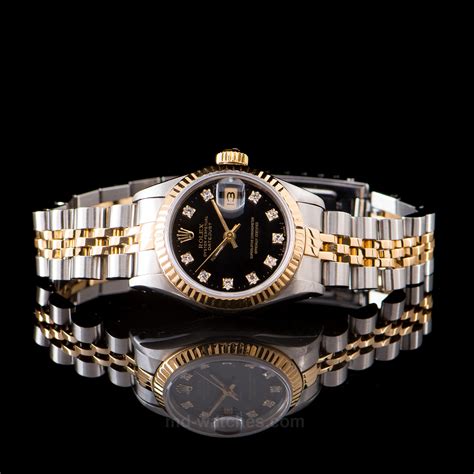 rolex oyster perputual 69175|Rolex 69173 diamond bezel.